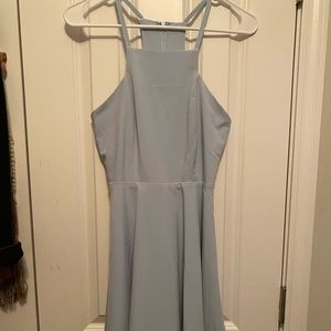 Baby Blue Skater Dress